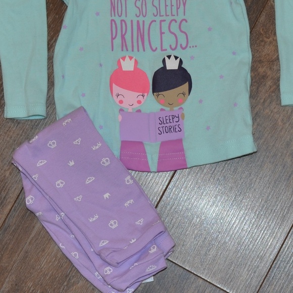 12M Carter's Princess PJ's - Picture 3 of 5
